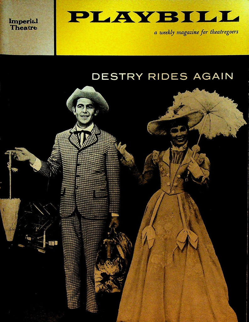Destry Rides Again Playbill September 14 1959 Andy Griffith Dolores Gray0