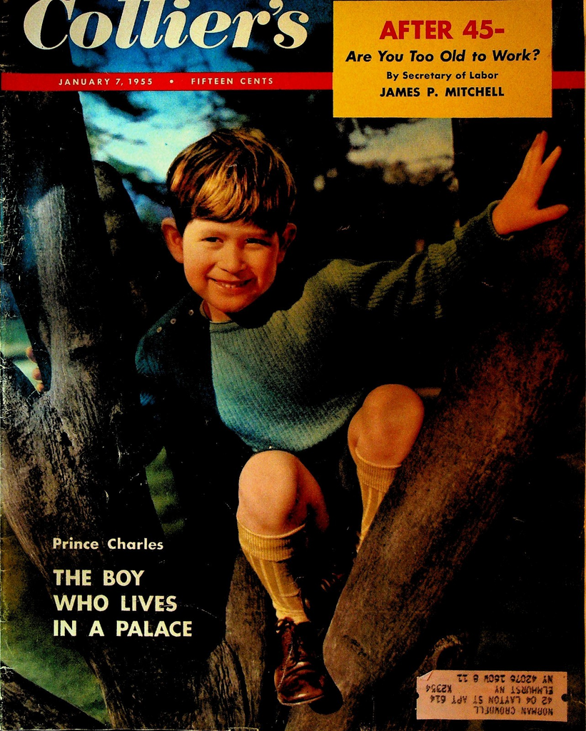 Colliers Magazine January 7 1955 Willie Mays Prince Charles The Philippines0