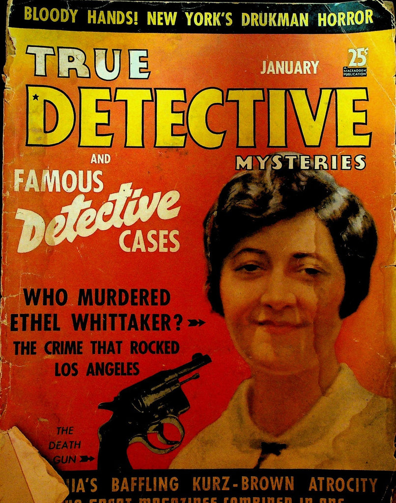 True Detective Magazine January 1937 Ethel Whittaker San Quentin0
