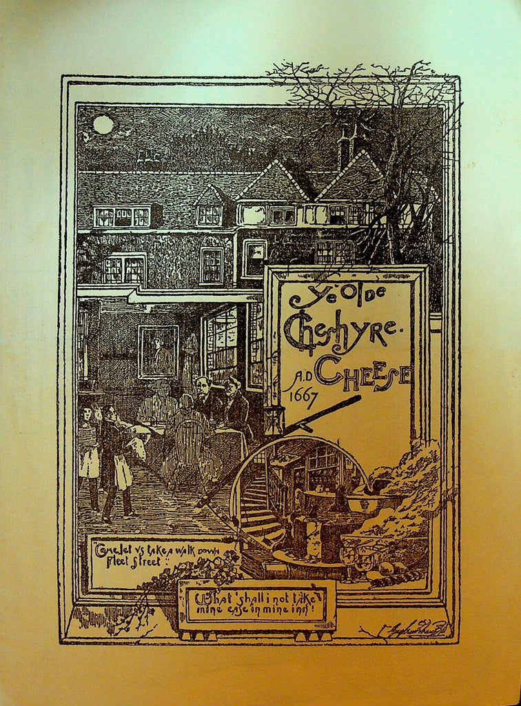 Ye Olde Cheshyre Cheese Restaurant Menu England0