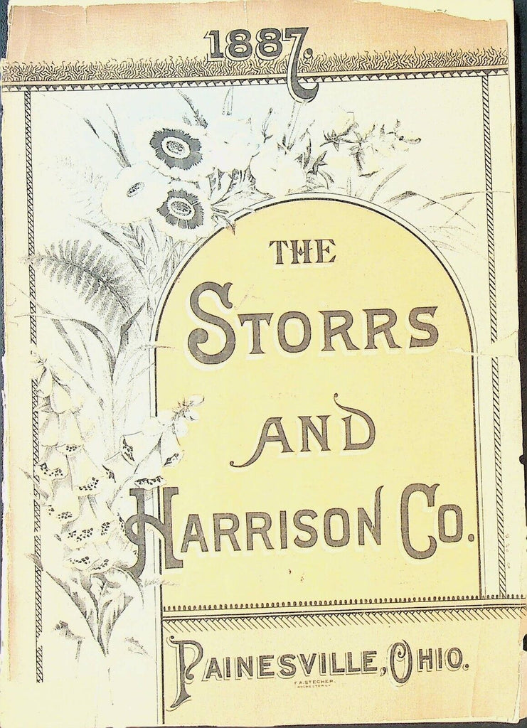 Storrs & Harrison Co 1887 Fruit Vegetable Flower Catalog Painesville Ohio