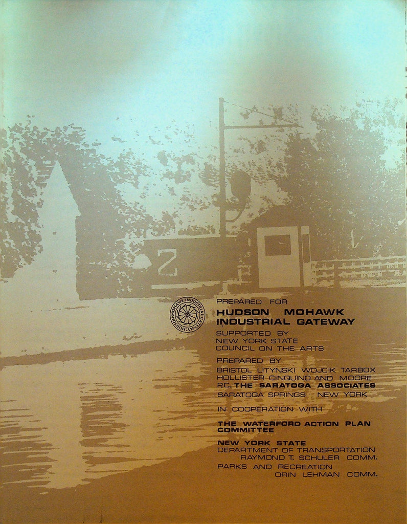 Waterford Champlain Canal 1970s Development Action Plan Poster 22x340