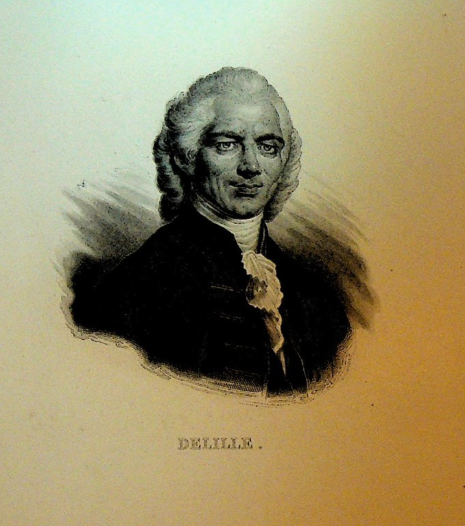 Abbe Jacques Delille Antique Print French Poet & Translator Literary France0