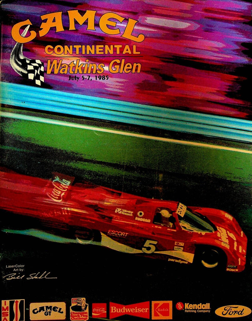 Camel Continental Watkins Glen July 5 1985 Auto Racing Program