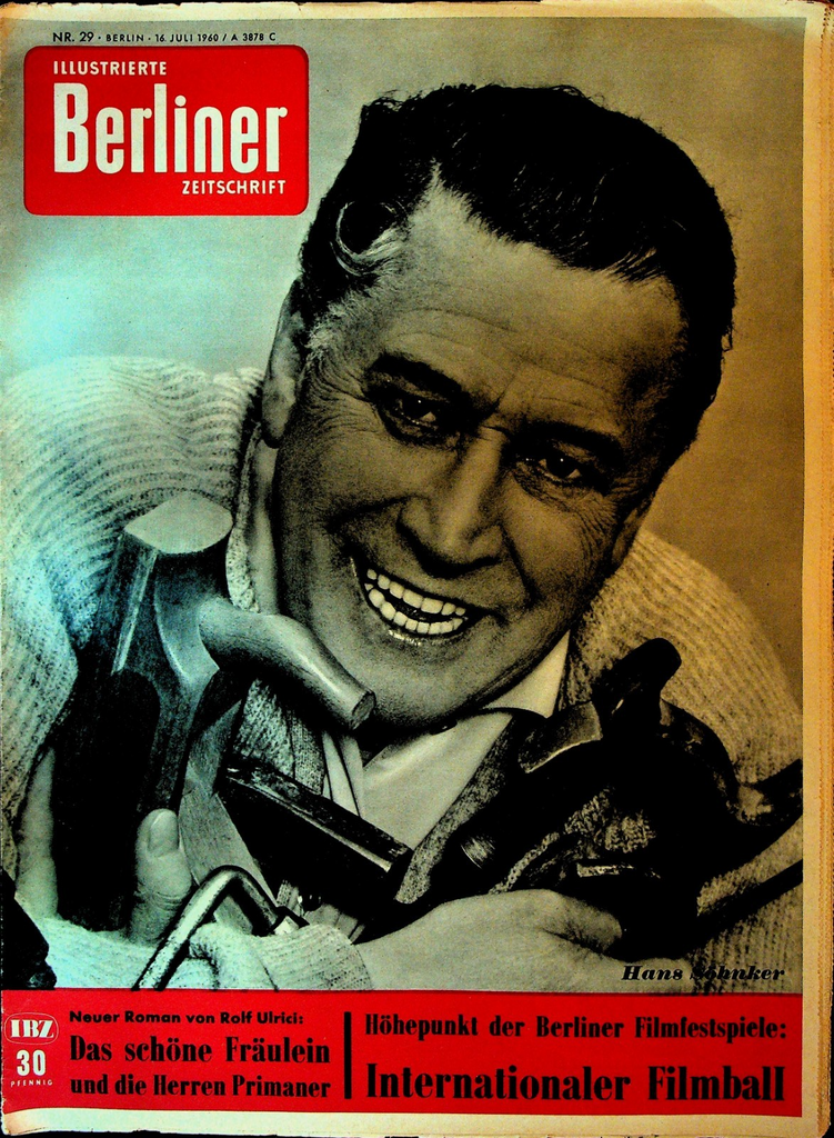 Illustrierte Berliner Zeitschrift July 16 1960 Hans Sohnker Cary Grant0