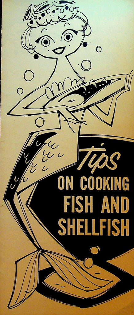 Tips on Cooking Fish & Shellfish Brochure 1950s Rochester NY Monroe County0