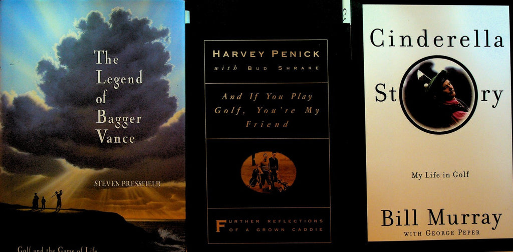 Golf Book Lot of 6 Bagger Vance James Patterson Harvey Penick Dan Jenkins0