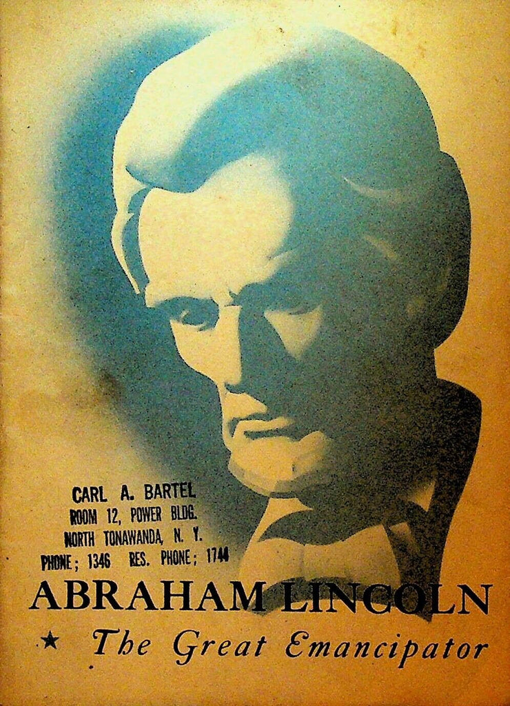 Abraham Lincoln The Great Emancipator Booklet 1926 John Hancock Insurance