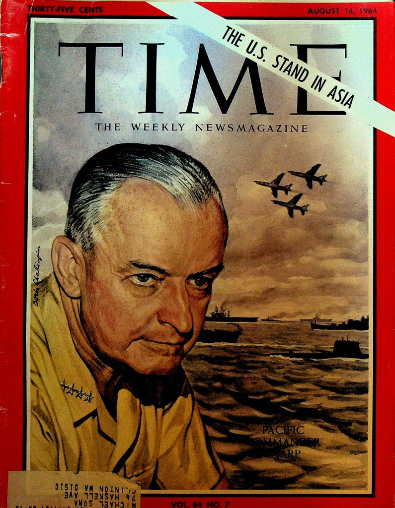 Time Magazine August 14 1964 Mississippi Burning Civil Rights Harmon Killebrew0