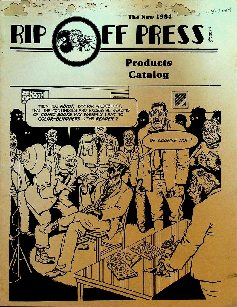 Rip Off Press Catalog 1984 Fat Freddy Fabulous Freak Brothers Robert Crumb0