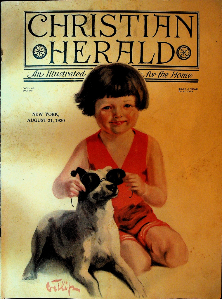 Christian Herald August 21 1920 Ireland Home Rule William Donner Glassboro NJ0