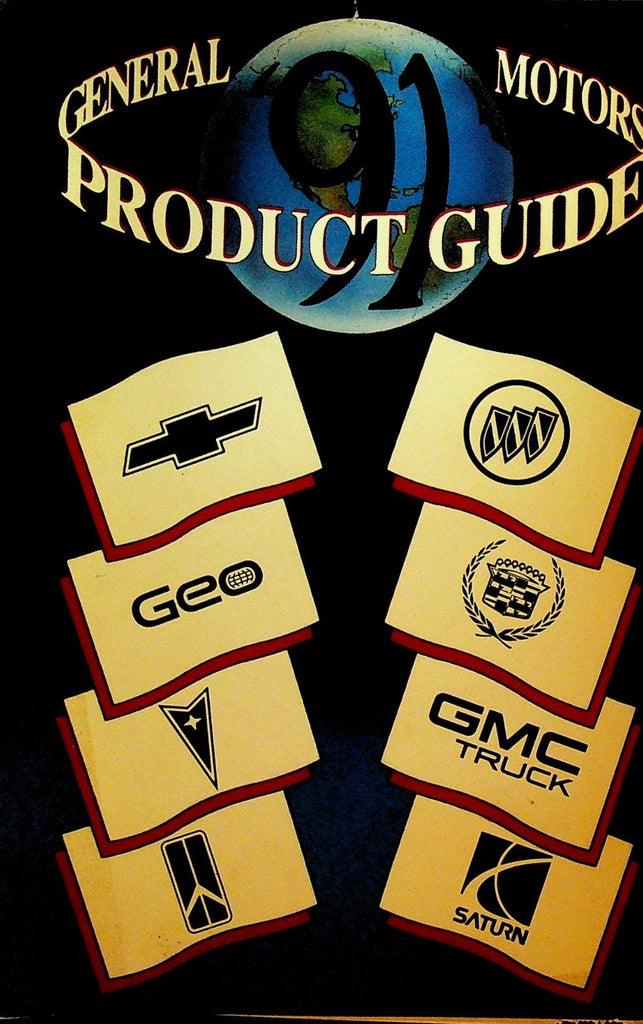 General Motors Product Guide 1991 Corvette Cadillac Pontiac Buick Saturn0