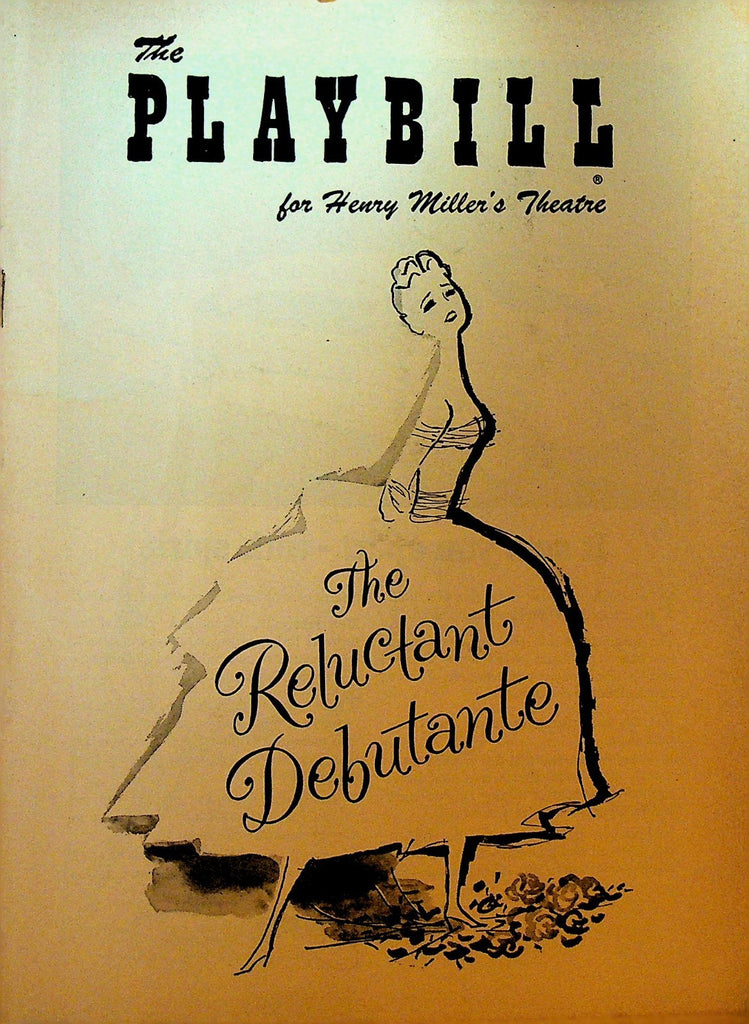 The Reluctant Debutante Playbill October 10 1956 Adrianne Allen Anna Massey0