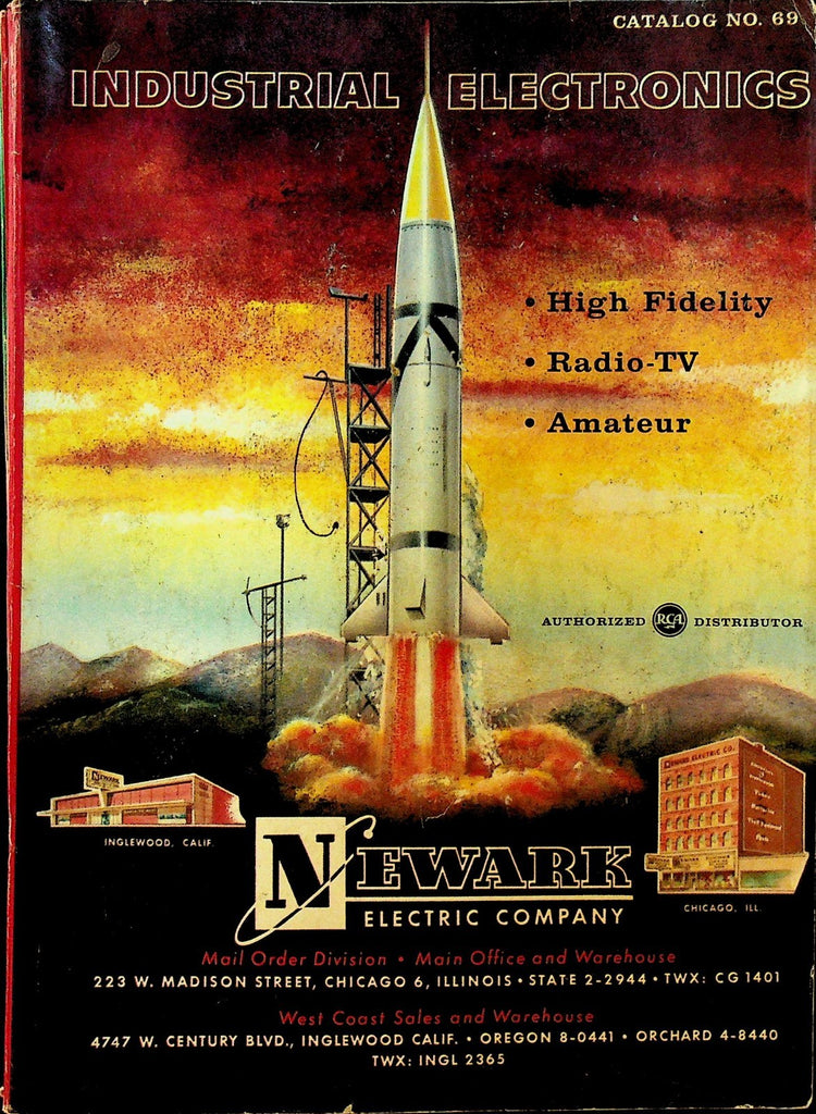 Newark Electric Company Industrial Electronics Catalog 69 Radio TV Hi-Fi0