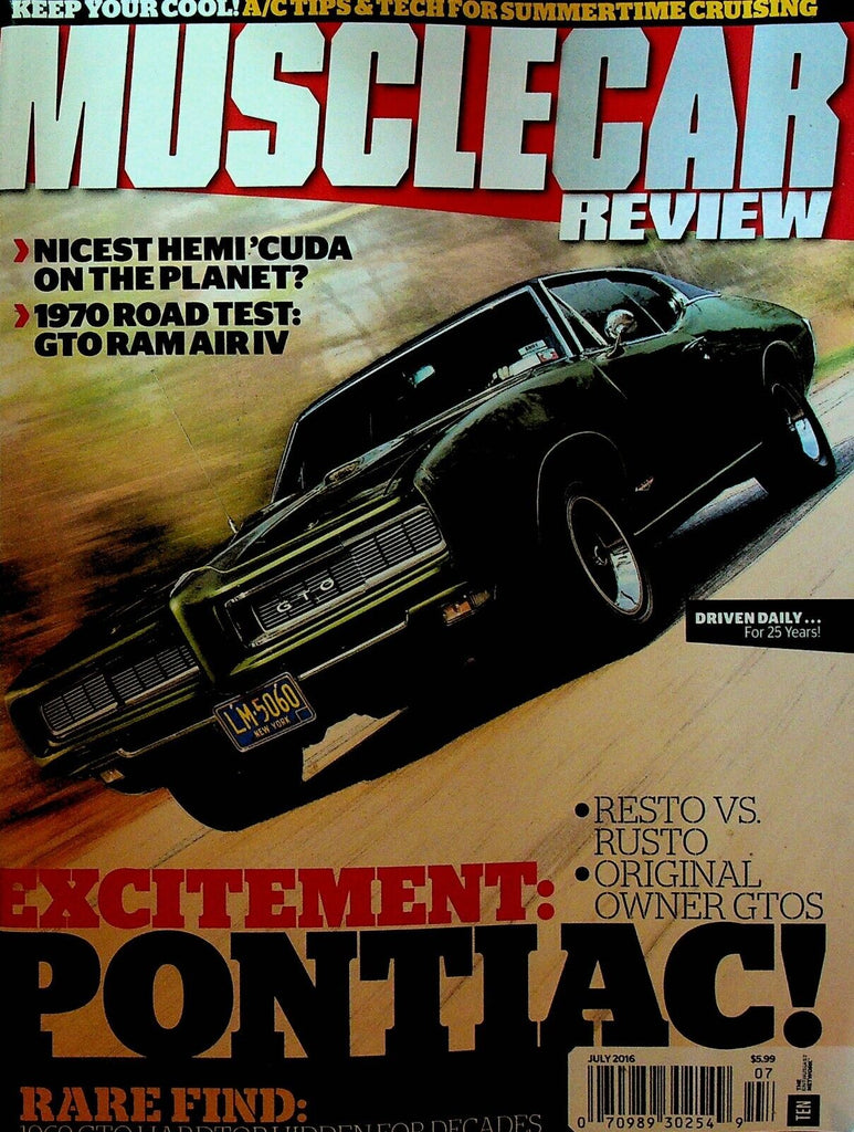 Musclecar Review July 2016 GTO John Judy Romano
