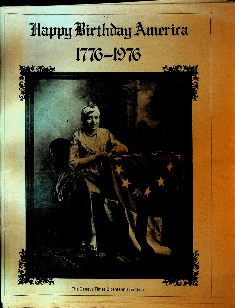 Geneva Times NY Newspaper Bicentennial Edition July 2 19760