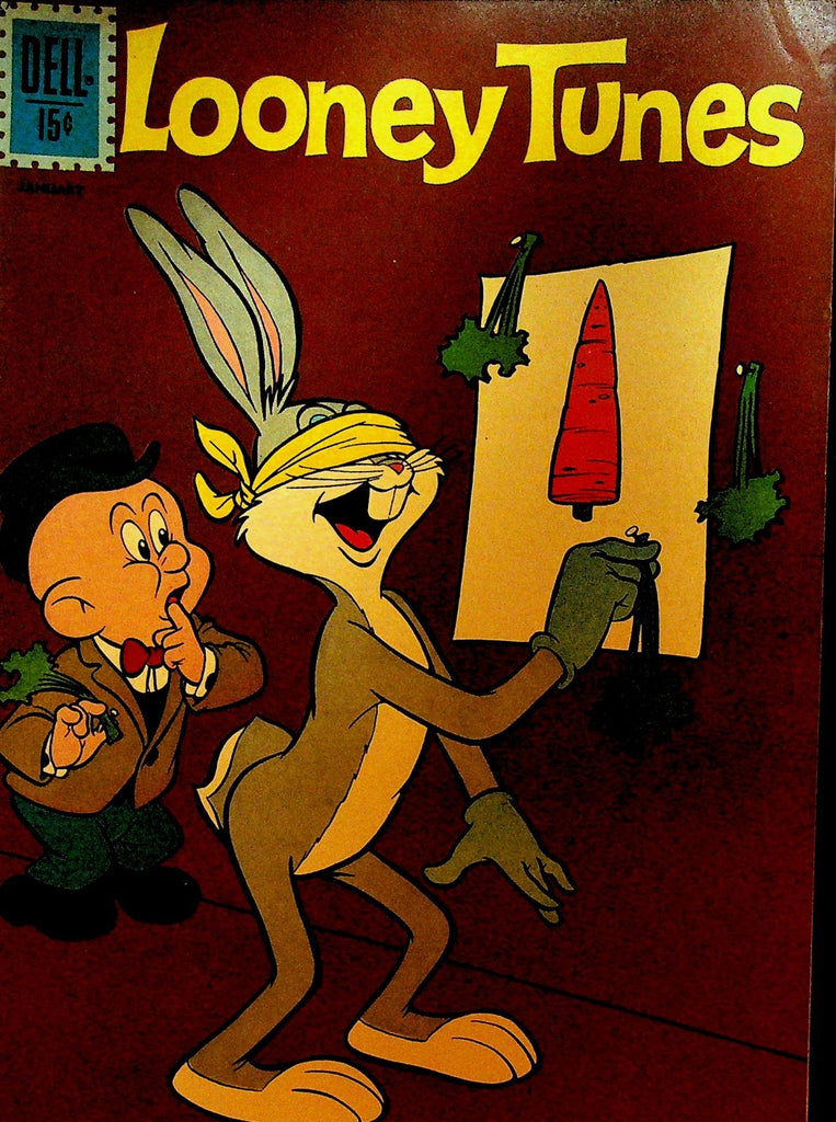 Looney Tunes 243 Dell Comics 1962 Bugs Bunny Pin Tail on the Carrot0
