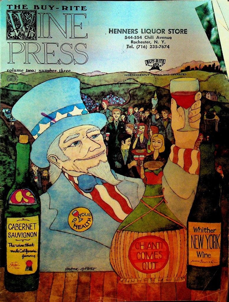 Buy Rite Wine Press Magazine Vol 2 #3 1974 Hammondsport NY0