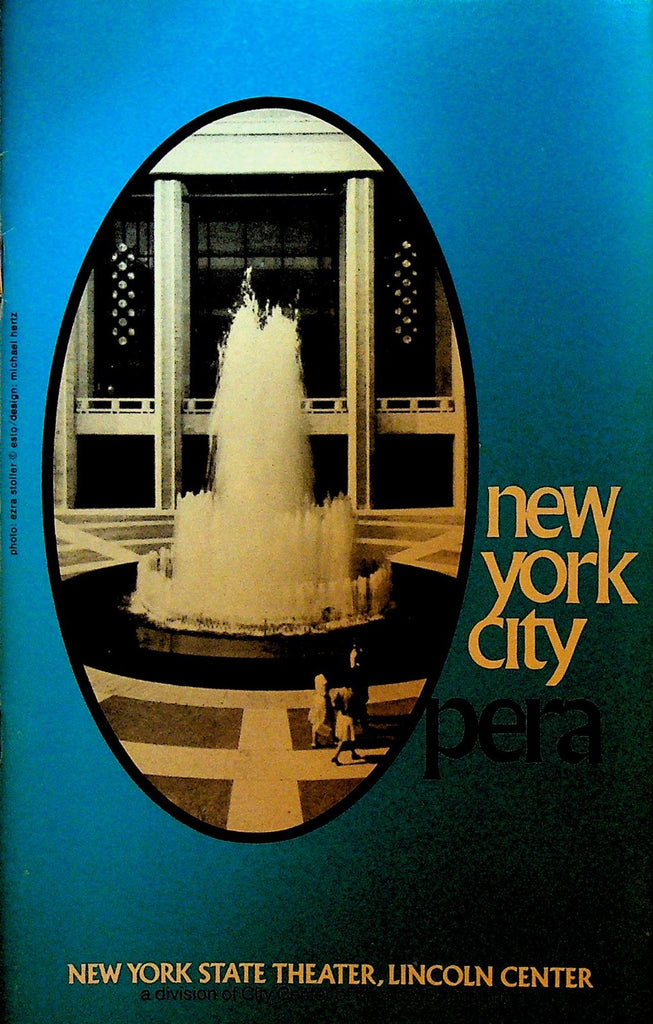 Ashmedai New York City Opera Playbill April 4 1976 John Lankston Don Yule0