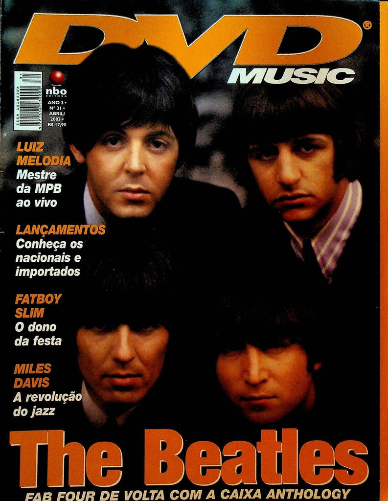 DVD Music Magazine April 2003 The Beatles Miles Davis Fatboy Slim Luiz Melodia