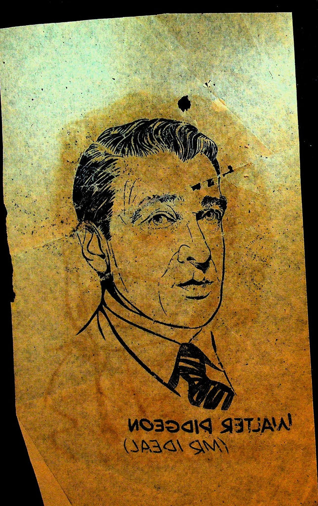 Walter Pidgeon Mr Ideal Vintage Iron-On Transfer 1940s0
