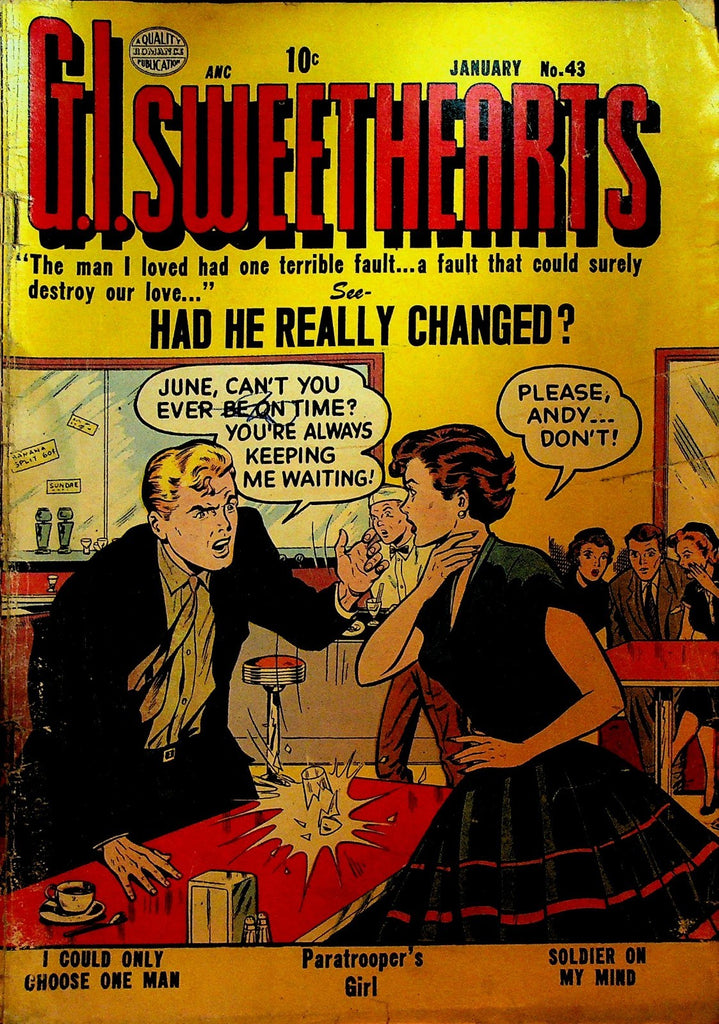GI Sweethearts 43 Quality Comics 1955 Golden Age Romance Comic0