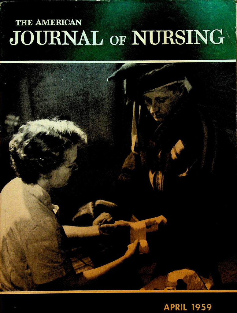 American Journal of Nursing Magazine April 1959 Cancer Quackery Radiation0