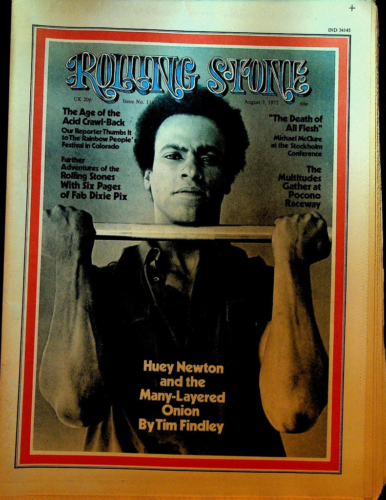 Rolling Stone Magazine 114 August 3 1972 Huey Newton Keith Richards0