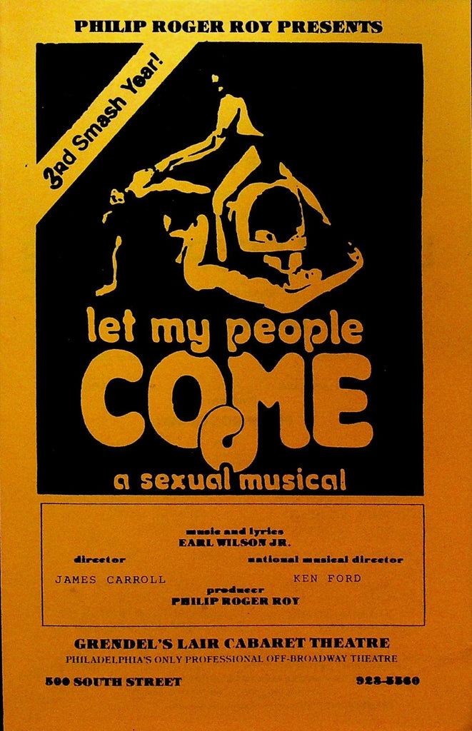 Let My People Come a Sexual Musical Playbill 1980 Grendel's Lair Philadelphia0