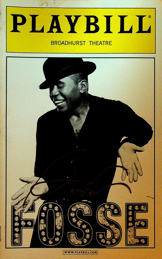 Fosse Playbill February 2001 Ben Vereen Autograph Signed0