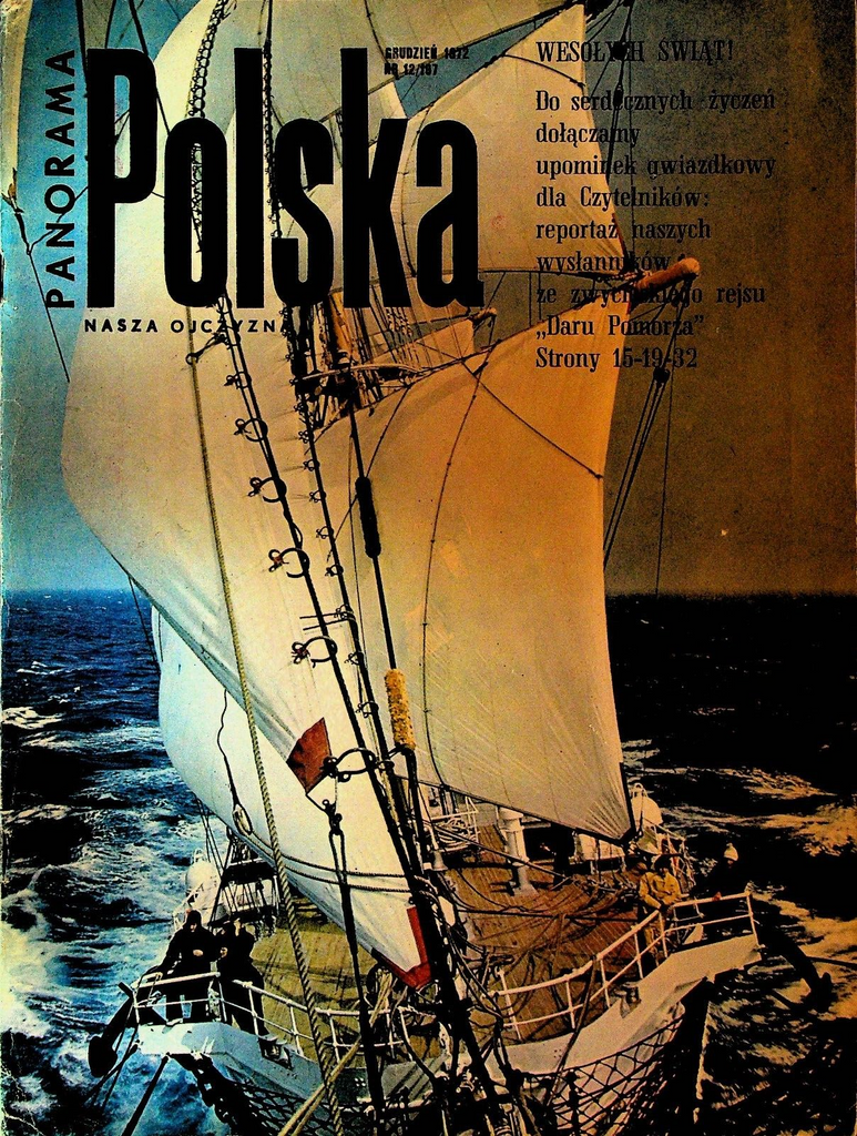 Panorama Polska Magazine December 1972 Daru Pomorza Zwyciezca