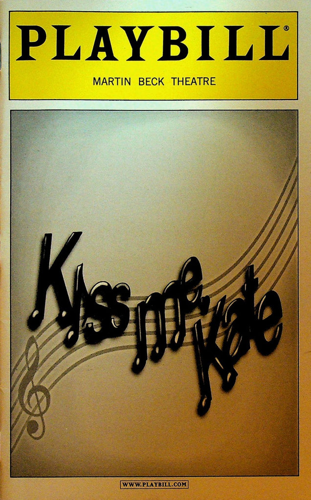 Kiss Me Kate Playbill August 2000 Marin Mazzie Brian Stokes Mitchell0