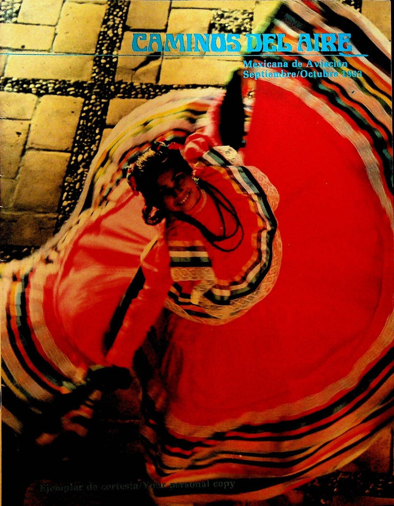 Caminos del Aire September 1983 Day of the Dead Huicholes Mexicana Airlines