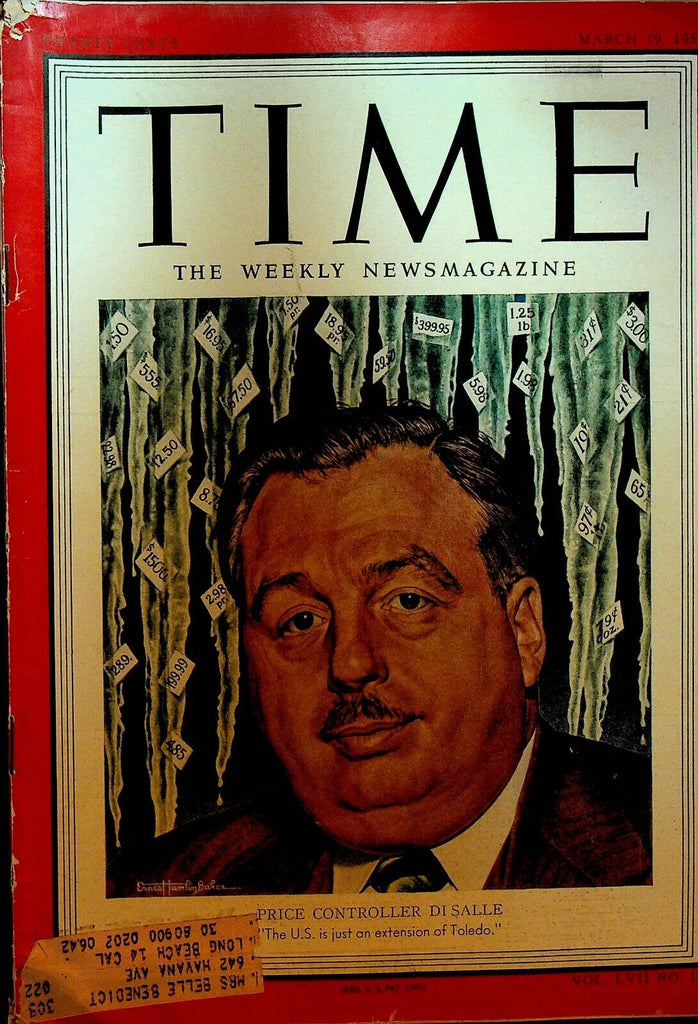 Time Magazine March 10 1951 Mike Di Salle Julius Rosenberg Alfred Einstein