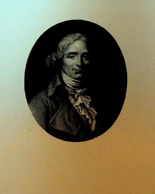 Charles-Albert Demoustier Antique Print French Writer Poet Dramatist France0