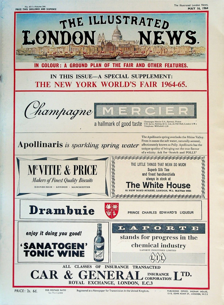 Illustrated London News May 16 1964 New York World's Fair JFK Stonehenge