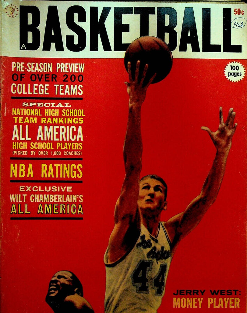 Basketball 1963 Magazine Jerry West Wilt Chamberlain #11