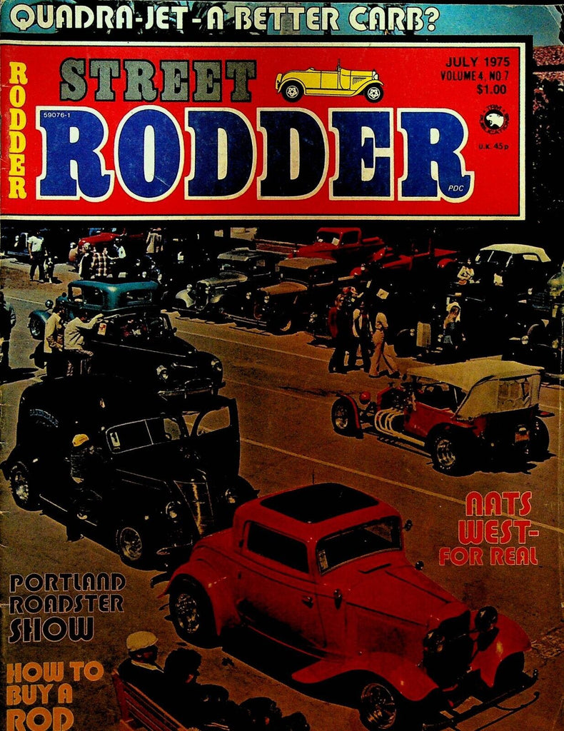 Street Rodder Magazine July 1975 Portland Roadster Show Nationals West