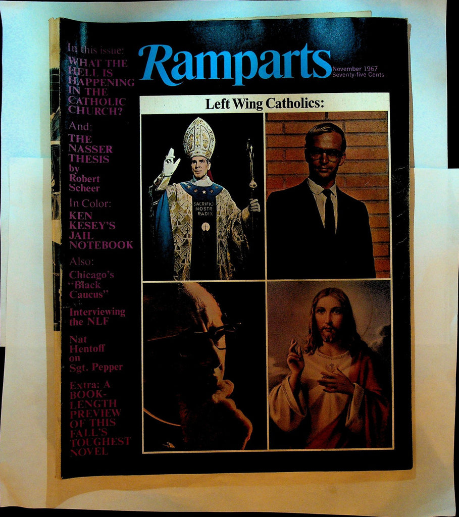 Ramparts Magazine November 1967 Ken Kesey Nat Hentoff NLF Gamad Abdul Nasser0
