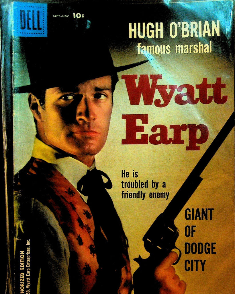 Wyatt Earp 4 Dell Comics Hugh O'Brian Photo Cover TV Western Comic0