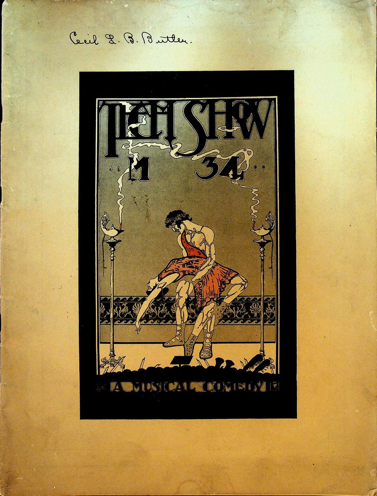 MIT Tech Show Souvenir Program M=34 1916 Massachusetts Institute Technology0