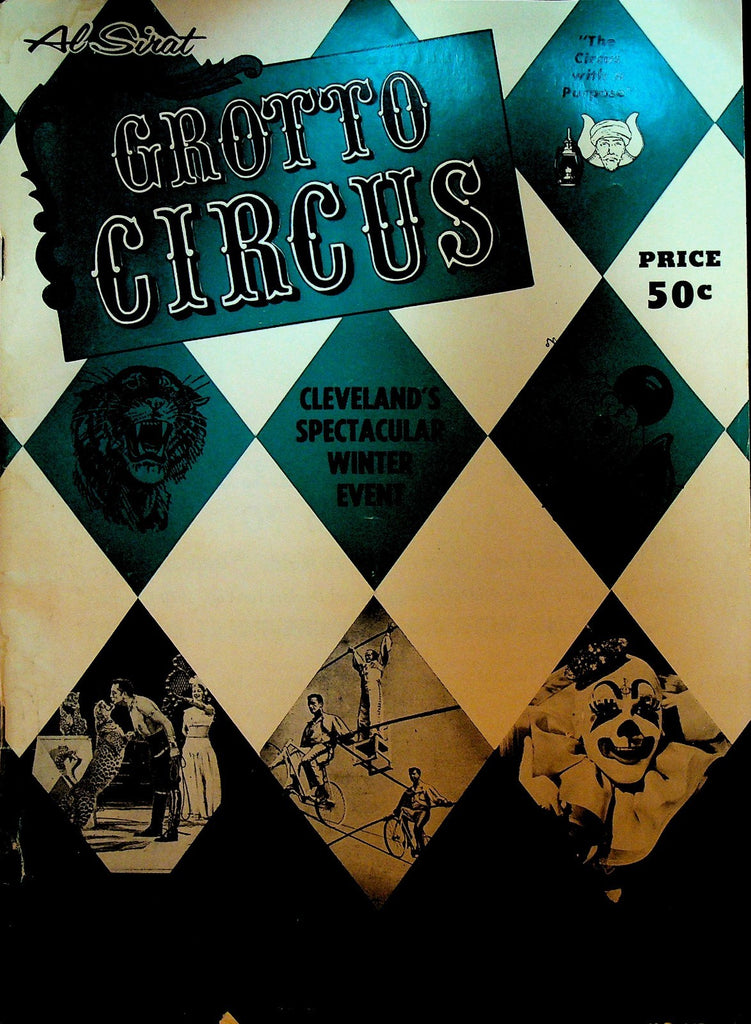 Al Sirat Grotto Circus Souvenir Program 1970 Cleveland Ohio Clowns Acrobats0