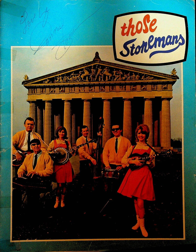 Those Stonemans Stoneman Family Bluegrass Souvenir Program Signed Donna Stoneman