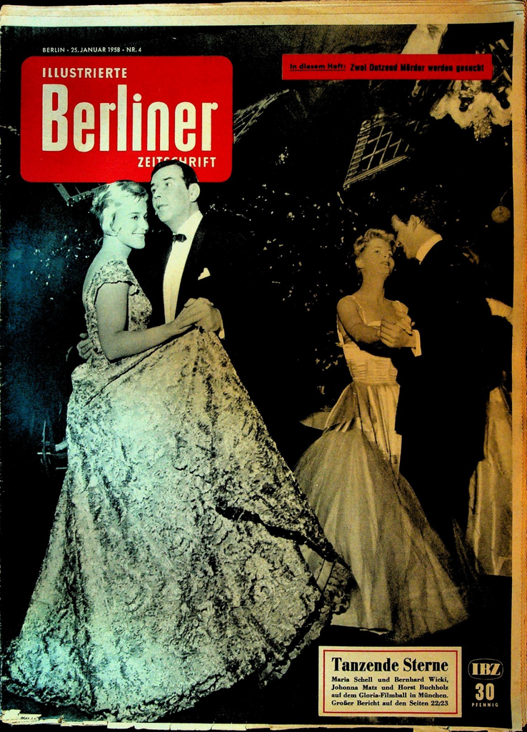 Illustrierte Berliner Zeitschrift January 25 1958 Maria Schell Horst Buchholz0