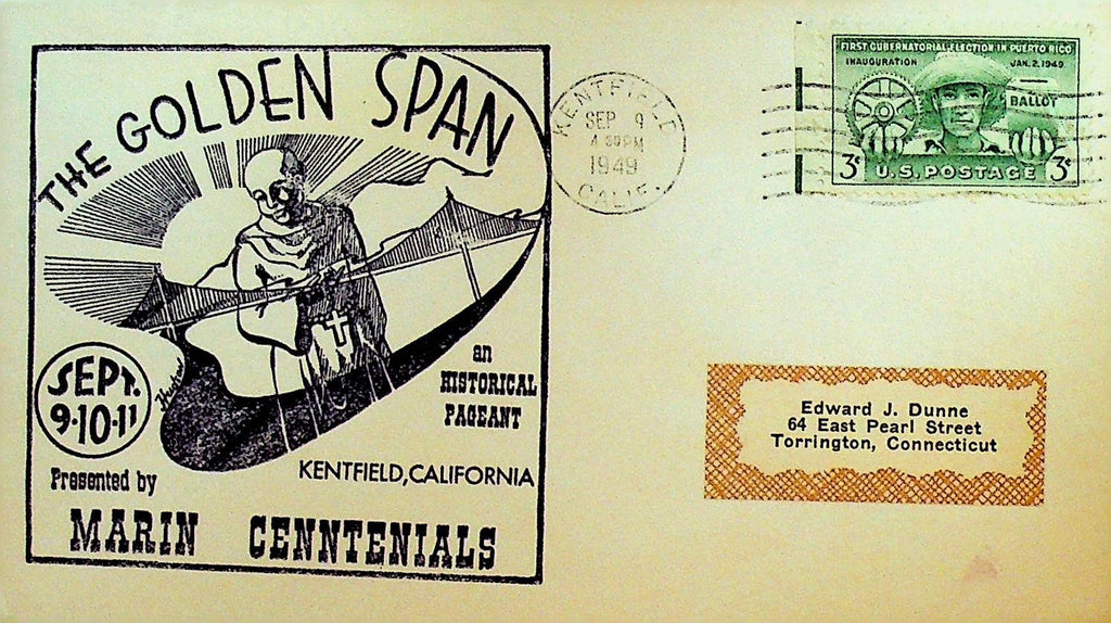 The Golden Span Historical Pageant 1949 Cover Kentfield California0