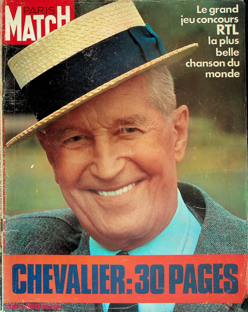 Paris Match January 15 1972 Maurice Chevalier Richard Nixon in China0