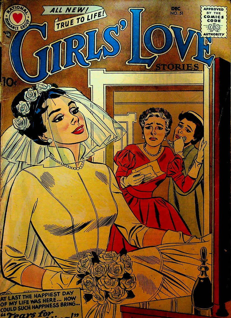 Girls Love Stories 51 DC Comics 1957 Silver Age Romance Comic0