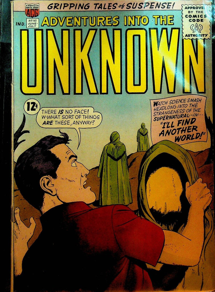 Adventures Into the Unknown 141 ACG 1963 Supernatural I'll Find Another World