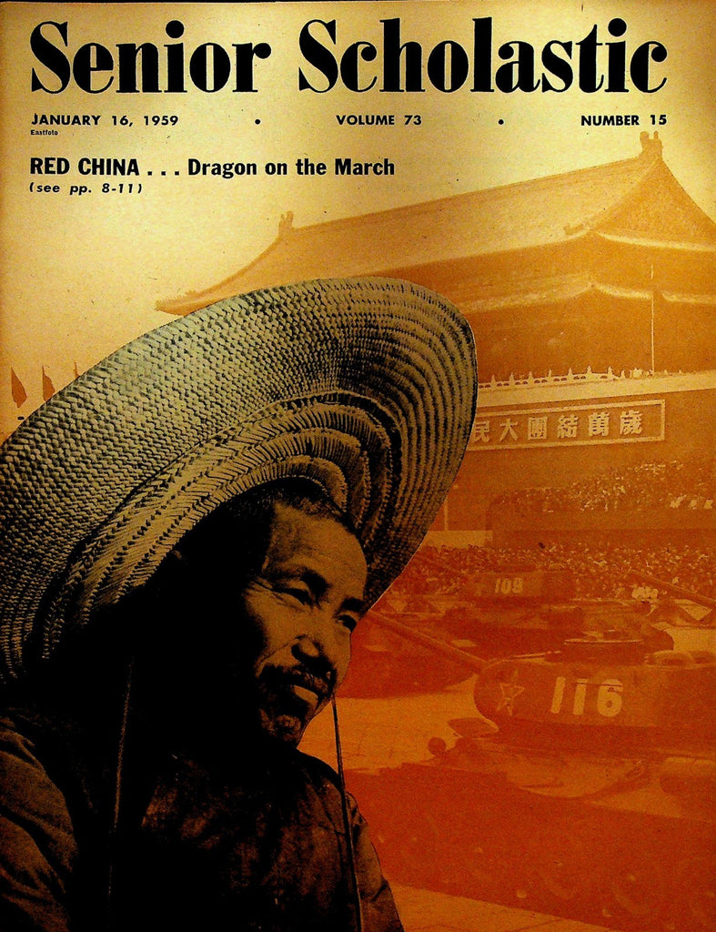 Senior Scholastic Magazine January 16 1959 Red China Fulgencio Batista0