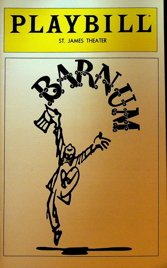 Barnum Playbill August 1980 Jim Dale Glenn Close Barbara Nadel Terri White0